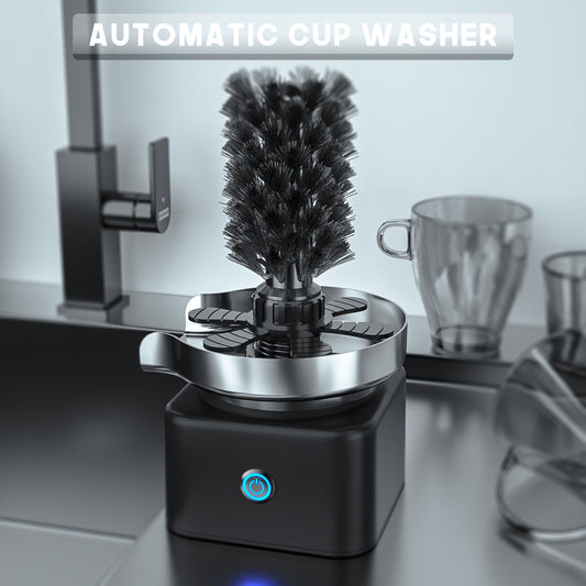 CupScrub Luxury Automatic Glass Rinser Powerful Cup Washer for Kitchen Sink